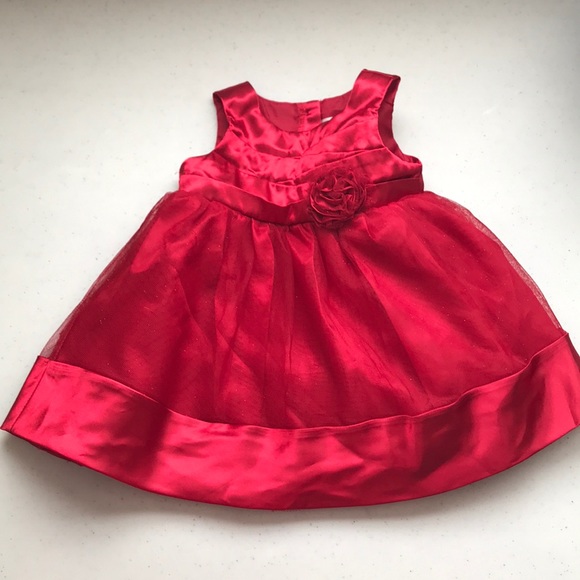 5/$25 GEORGE Dress with Rosette and Sparkle - Picture 1 of 7